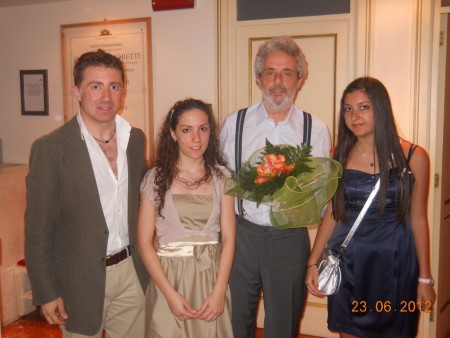 con Nicola Piovani (Teatro San Carlo)